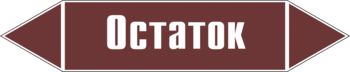 Маркировка трубопровода "остаток" (пленка, 358х74 мм) - Маркировка трубопроводов - Маркировки трубопроводов "ЖИДКОСТЬ" - Магазин охраны труда ИЗО Стиль